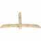 Ekena Millwork Bellingham Rough Sawn Timber Gable Bracket, Douglas Fir, 84"W x 45"H x 4"D x 6"F, 13/12 Pitch GBW084X45X0406BEL00RDF - alternate 3